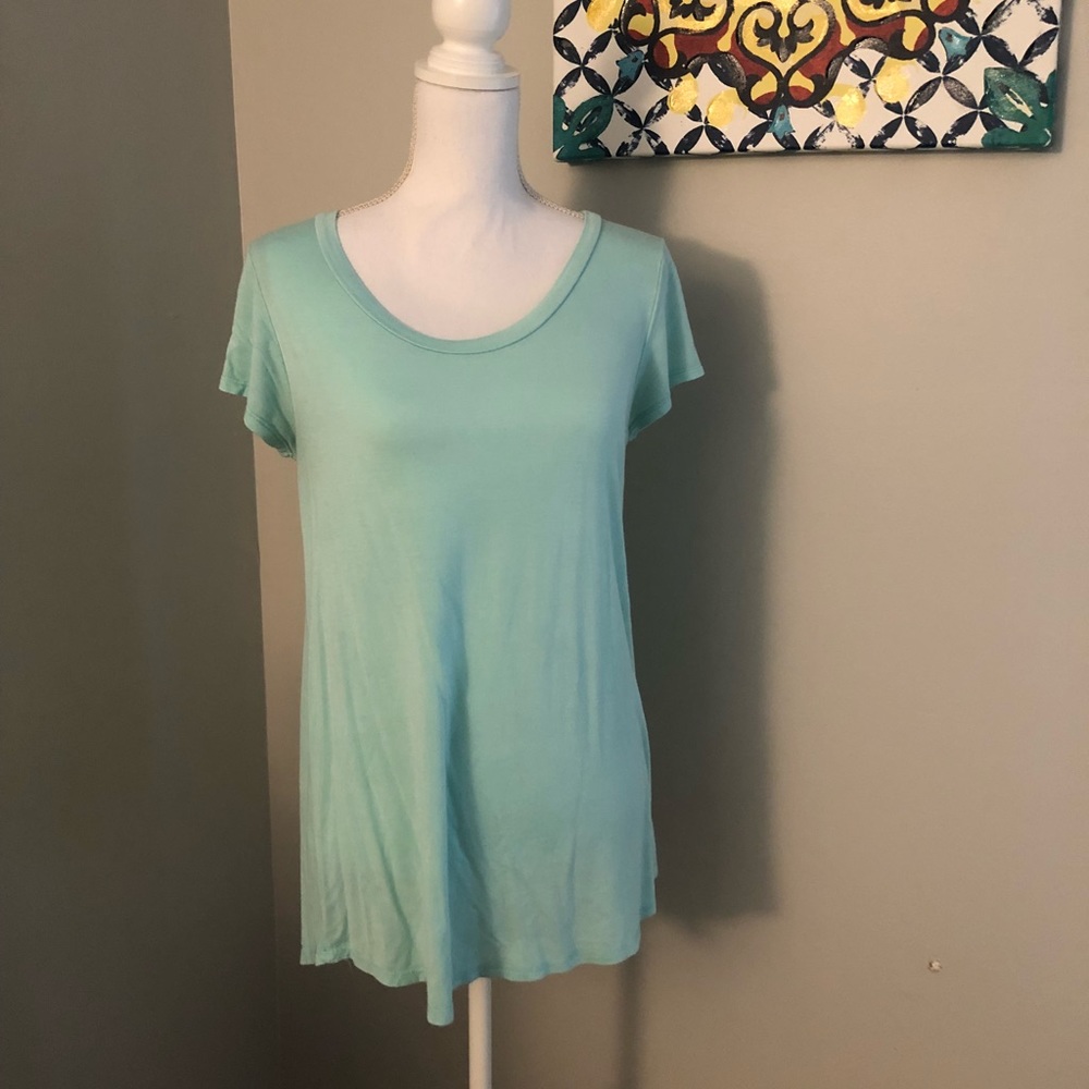 Mint Green scoop neck tunic